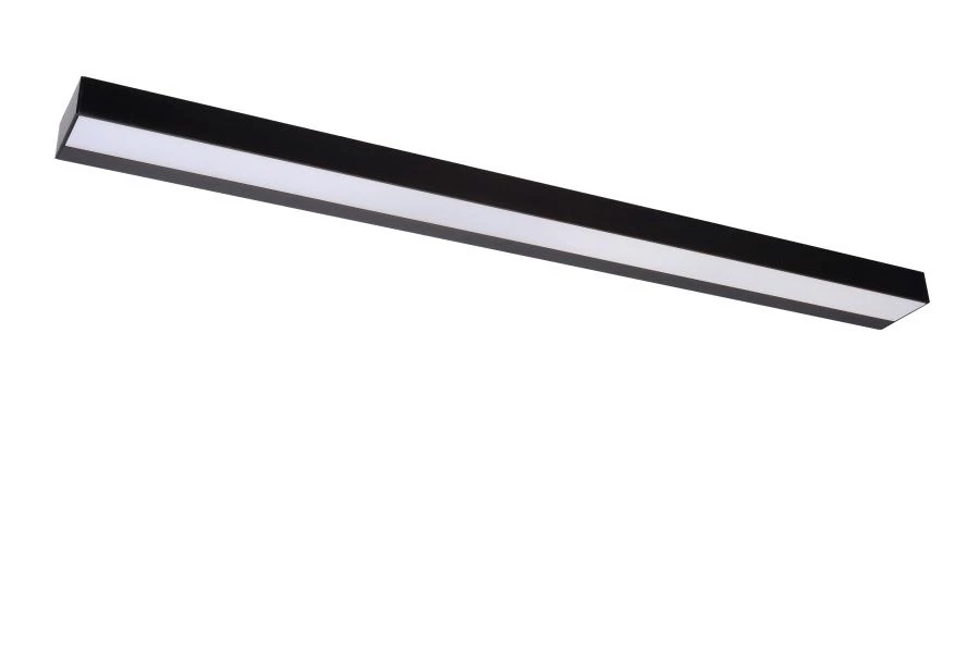Lucide ALEXA - Wall light Bathroom - LED - 1x13W 3000K - IP44 - Black - turned off
